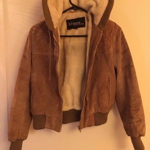 **AMAZING**Wilson's Hooded Leather Jacket